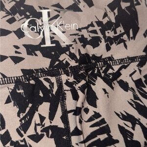 Calvin Klein Black and Gray spandex shorts